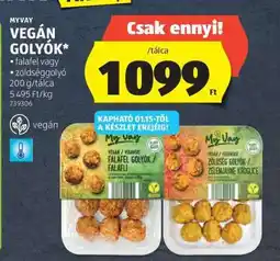 ALDI MYVAY VEGÁN GOLYÓK ajánlat