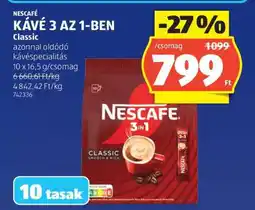ALDI Nescafé Kávé 3 az 1-ben Classic ajánlat