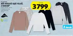 ALDI UP 2 FASHION NŐI HOSSZÚ UJJÚ FELSŐ ajánlat