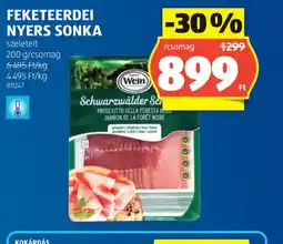 ALDI FEKETEERDEI NYERS SONKA ajánlat