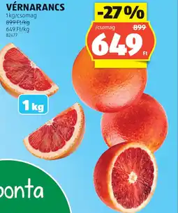 ALDI VÉRNARANCS ajánlat