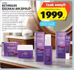 ALDI LACURA RETINOLOS ÉJSZAKAI ARCÁPOL ajánlat
