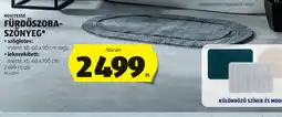 ALDI NOVITESSE FÜRDŐSZOBA-SZŐNYEG ajánlat