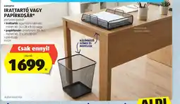 ALDI EXPERTIZ IRATTART VAGY PAPÍRKOSÁR ajánlat
