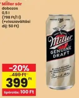 Interspar Miller sör ajánlat