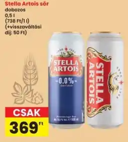 Interspar Stella Artois sör ajánlat