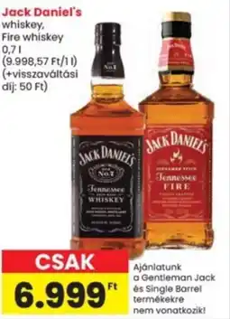 Interspar Jack Daniel's whiskey ajánlat