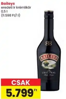 Interspar Baileys eredeti ir krémlikör ajánlat