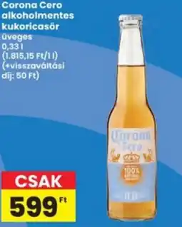 Interspar Corona Cero alkoholmentes kukoricasör ajánlat