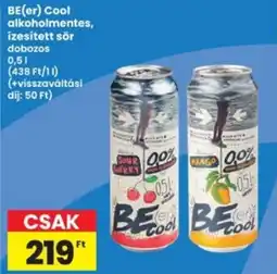 Interspar BE(er) Cool alkoholmentes, ízesített sör ajánlat