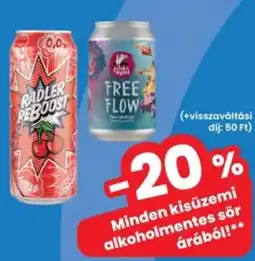 Interspar Minden kisüzemi alkoholmentes sör ajánlat