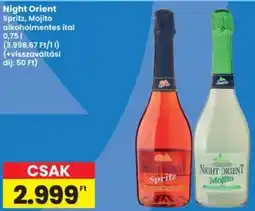 Interspar Night Orient Spritz, Mojito ajánlat