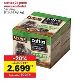Interspar Cattos 24 pack macskaeledel ajánlat