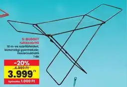 Interspar S-BUDGET ruhaszárító ajánlat