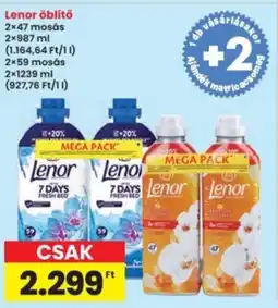 Interspar Lenor öblítő ajánlat