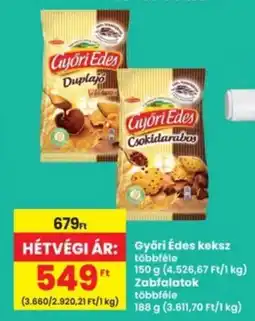 Interspar Győri Édes keksz, Zabfalatok ajánlat