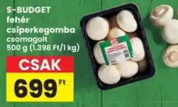 Interspar S-BUDGET fehér csiperkegomba ajánlat