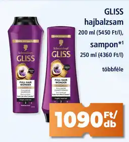 Goods Market GLISS hajbalzsam, sampon ajánlat
