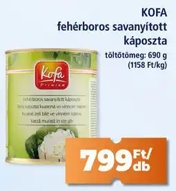 Goods Market KOFA Fehérboros savanyított káposzta ajánlat