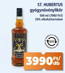 Goods Market ST. HUBERTUS gyógynövénylikőr ajánlat
