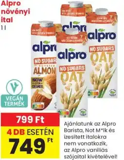 Spar Market Alpro növényi ital ajánlat