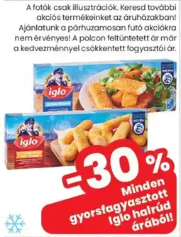 Spar Market Gyorsfagyasztott iglo halrúd ajánlat