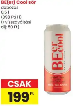 Spar Market BE(er) Cool sör ajánlat