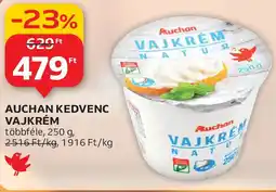 Auchan Auchan Kedvenc vajkrém ajánlat