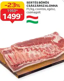 Auchan Sertés bőrös császárszalonna ajánlat