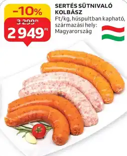 Auchan Sertés sütnivaló kolbász ajánlat