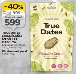 Auchan True Dates magnélküli ízesített datolya ajánlat