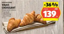 ALDI AZON MELEGÉBEN VAJAS CROISSANT ajánlat