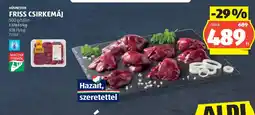 ALDI HÚSMESTER FRISS CSIRKEMÁJ ajánlat