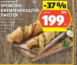 ALDI SPENTOS-KRÉMFEHÉRSAJTOS TWISTER ajánlat