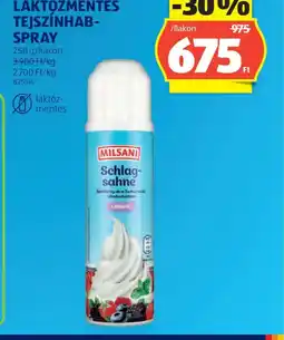 ALDI MILSANI LAKTZMENTES TEJSZÍNHAB ajánlat