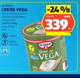 ALDI Dr. Oetker CREME VEGA ajánlat