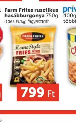 PRIVÁT Farm Frites rusztikus hasábburgonya ajánlat
