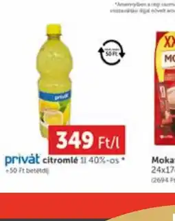 PRIVÁT Privát citromlé ajánlat