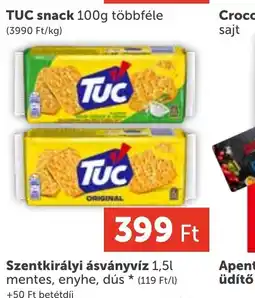PRIVÁT TUC snack ajánlat