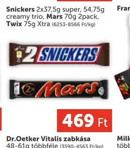 PRIVÁT Snickers, Mars csokoládé ajánlat