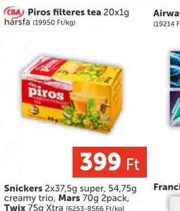 PRIVÁT CBA Piros filteres tea ajánlat