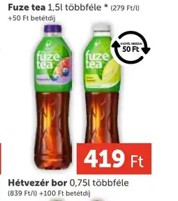 PRIVÁT Fuze tea ajánlat