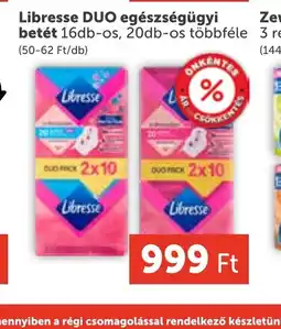 PRIVÁT Libresse DUO egészségügyi betét ajánlat