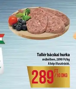 Coop Tallér bácskai hurka ajánlat