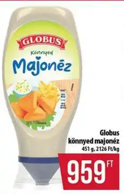 Coop Globus könnyed majonéz ajánlat