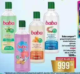 Coop Baba sampon ajánlat