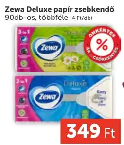PRIVÁT Zewa Deluxe papír zsebkendő ajánlat