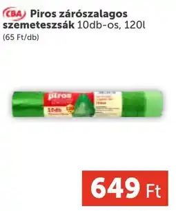 PRIVÁT Piros zárószalagos szemeteszsák ajánlat