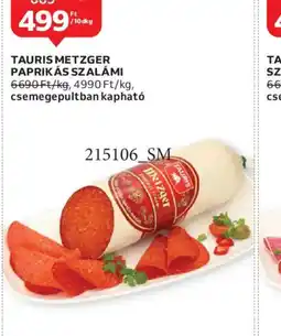 Auchan TAURIS METZGER PAPRIKÁS SZALÁMI ajánlat