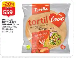 Auchan Tortilla TORTIL LOVE BÚZATORTILLA ajánlat